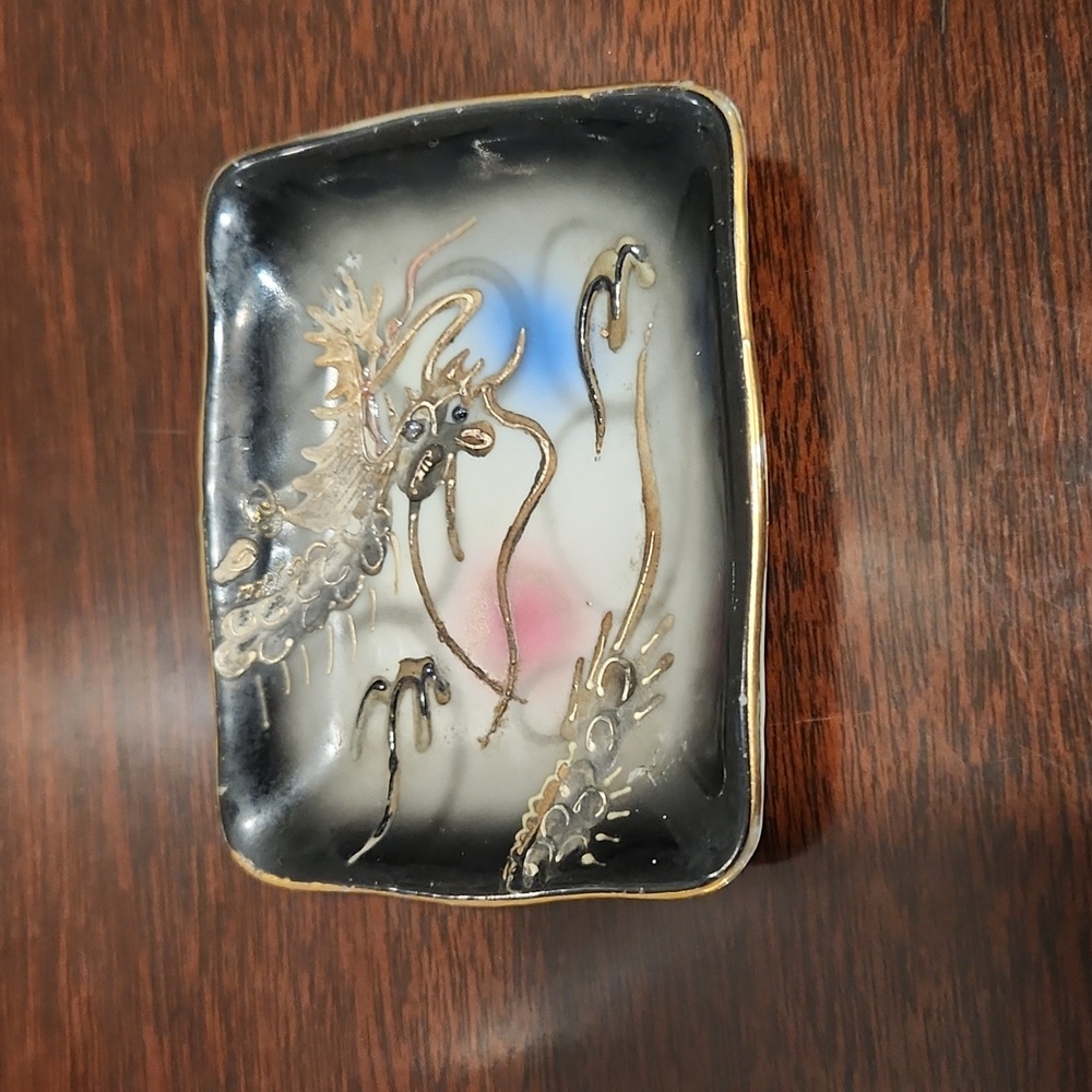 Dragonware Moriage Mini Trinket Dish